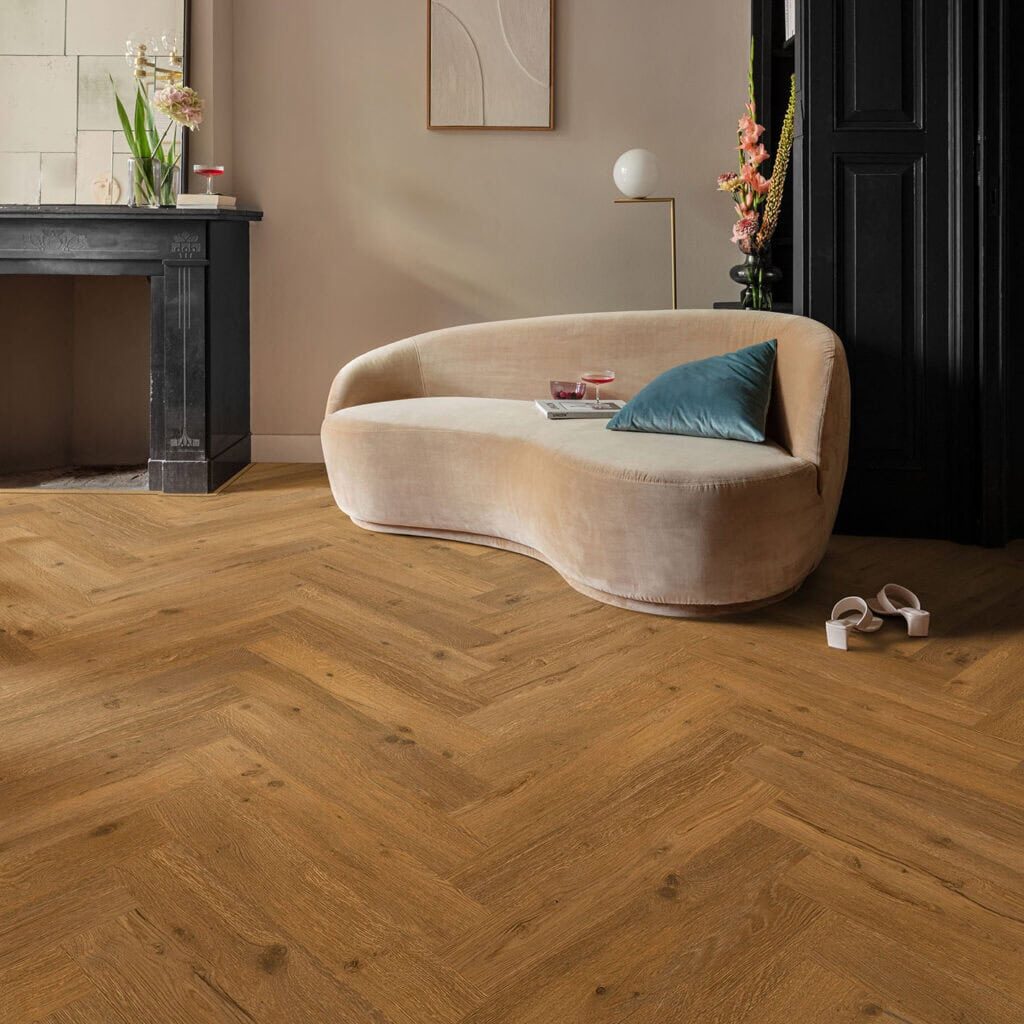 Floorify Rigid Vinyl Herringbone Planks Click - Ikura